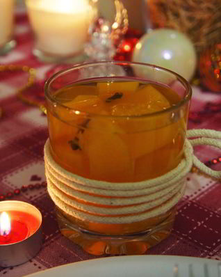 Компот из тыквы с апельсином