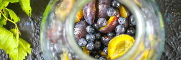 компот из винограда и слив на зиму