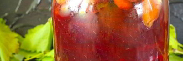 компот из винограда и слив на зиму