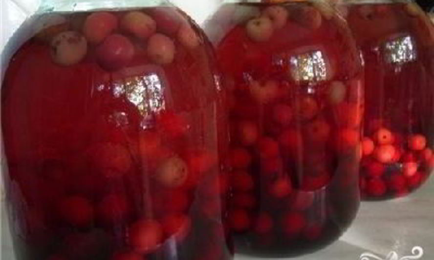 Рецепт компота из вишни с косточками на зиму