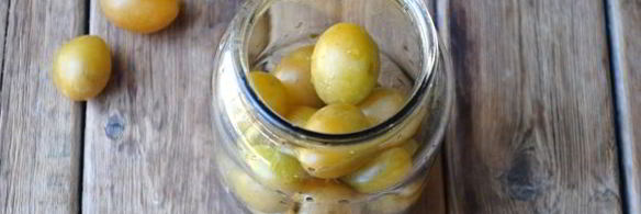 компот из желтой сливы на зиму