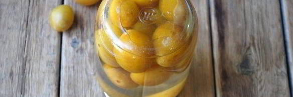 компот из желтой сливы на зиму