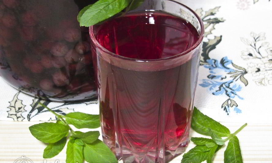 Рецепт виноградного компота с мятого ны зиму