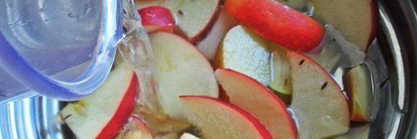 вишнево-яблочный компот