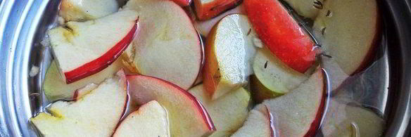 вишнево-яблочный компот
