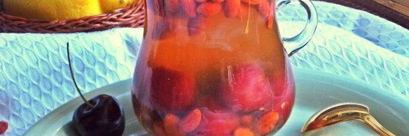 вишнево-яблочный компот