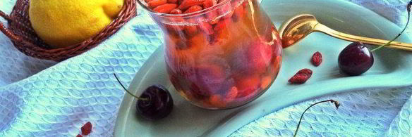 вишнево-яблочный компот