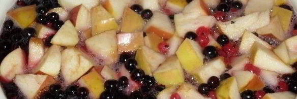 ягодно-яблочный компот