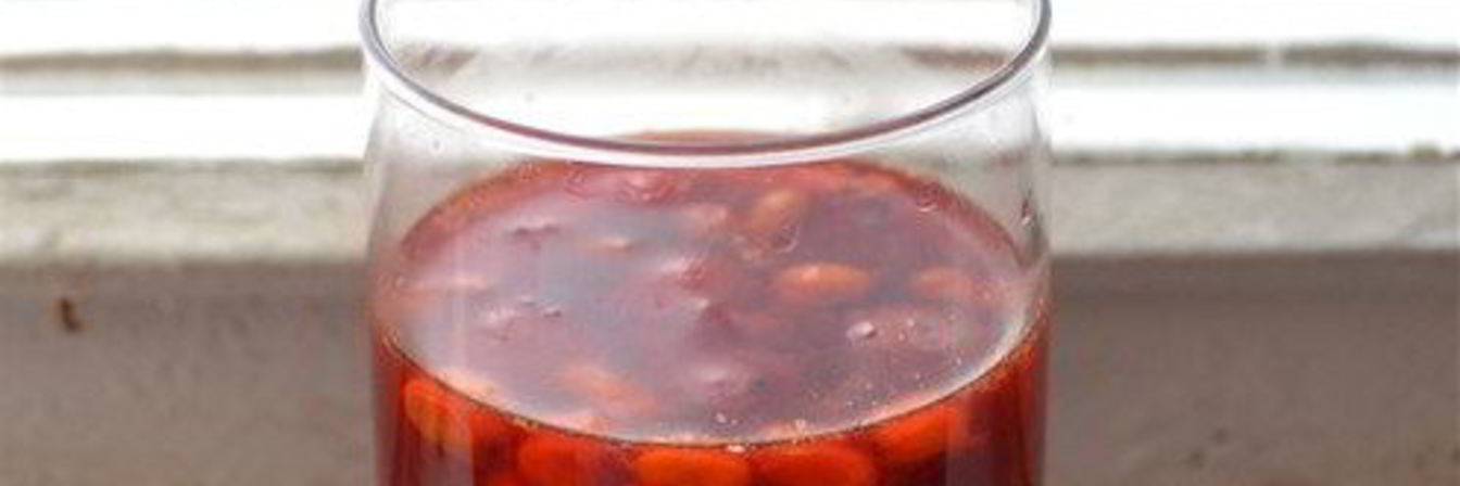 Зимний компот из вишни и облепихи