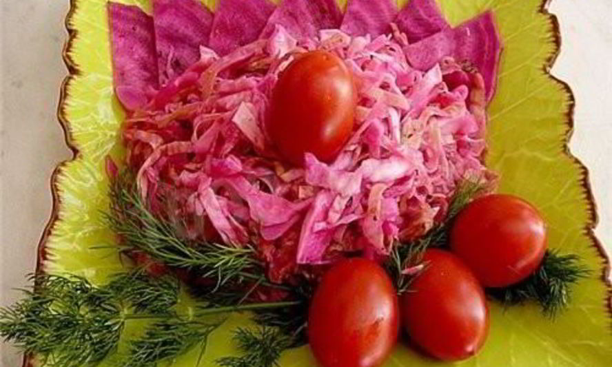 Рецепт квашеной капусты по-армянски со свеклой на зиму