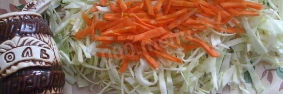 квашеная капуста с клюквой