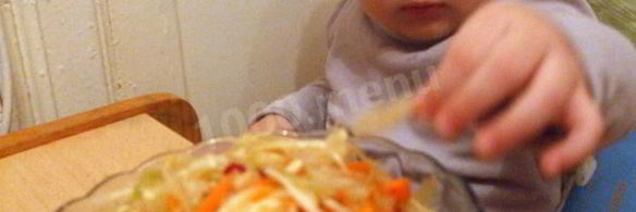 квашеная капуста с клюквой