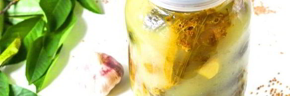 квашеные огурцы с горчицей