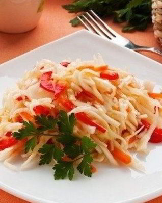 Маринованная капуста с морковью