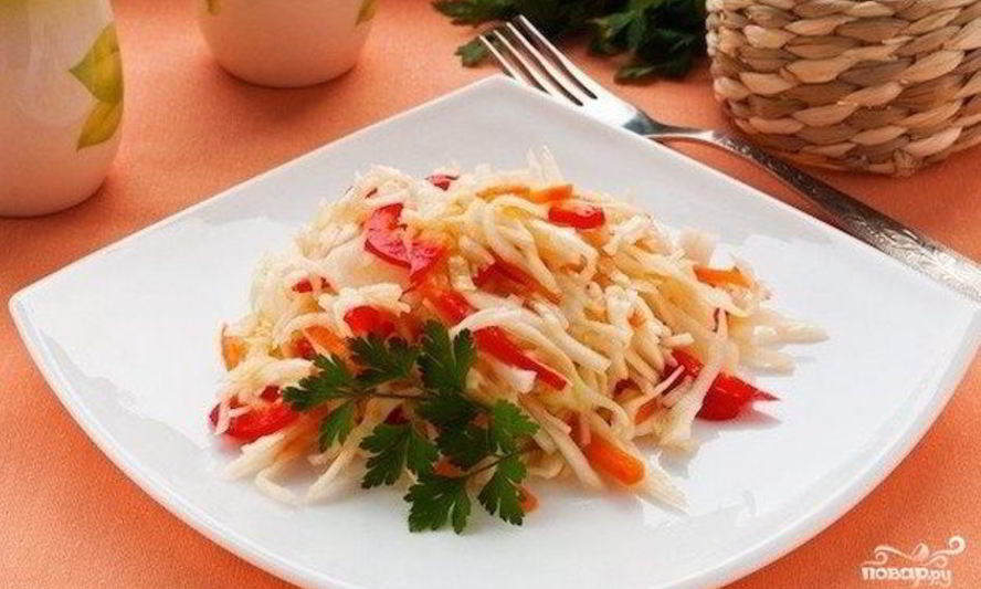 Рецепт маринованной капусты с морковью