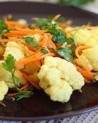 Маринованная цветная капуста по-корейски