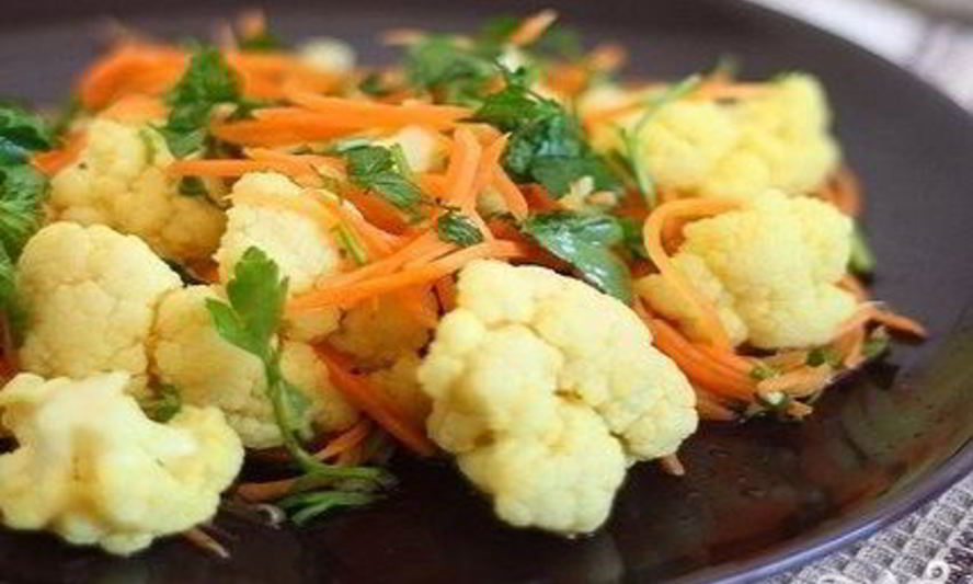 Рецепт маринованной цветной капусты по-корейски