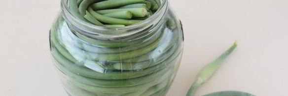 маринованные чесночные стрелки на зиму