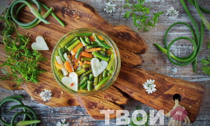 Рецепт маринованных чесночных стрелок