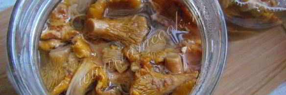 маринованные лисички на зиму