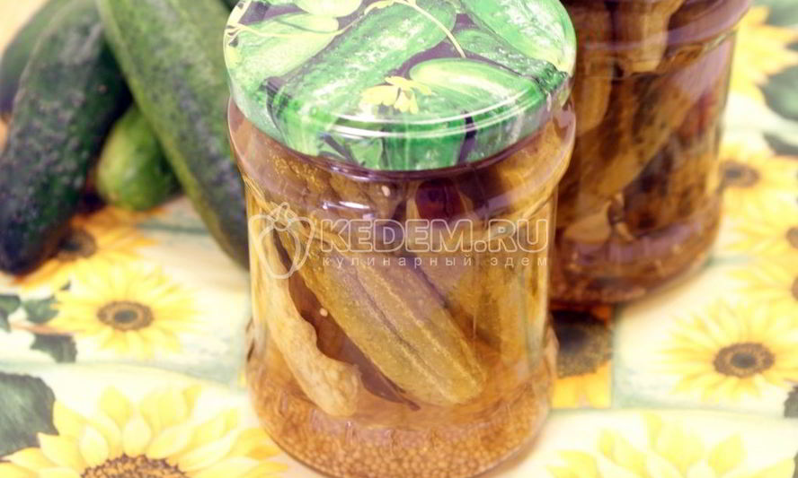 Рецепт маринованных огурчиков ны закуску