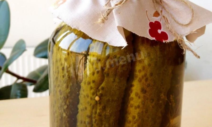 Рецепт маринованных огурцов с уксусом без стерилизации