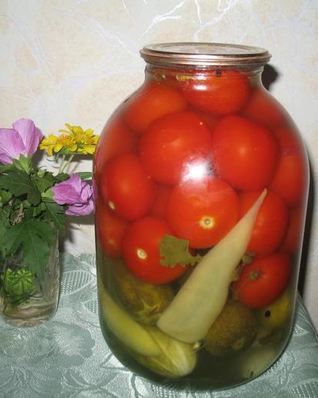 Маринованные овощи Ассорти