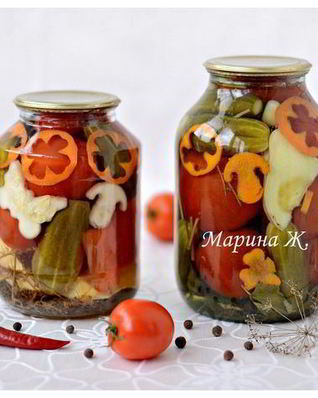 Маринованные овощи Лето в банке