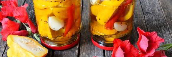 маринованные патиссоны без стерилизации