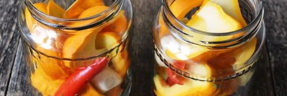 маринованные патиссоны без стерилизации