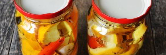 маринованные патиссоны без стерилизации