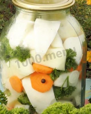 Маринованные патиссоны на зиму хрустящие