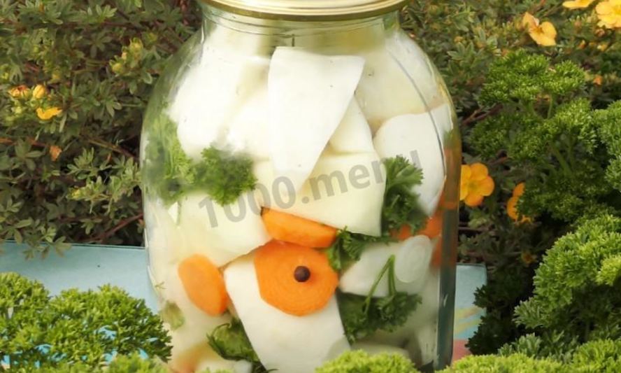 Рецепт маринованных патиссонов на зиму хрустящие