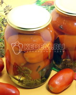 Маринованные помидоры в литровых банках на зиму