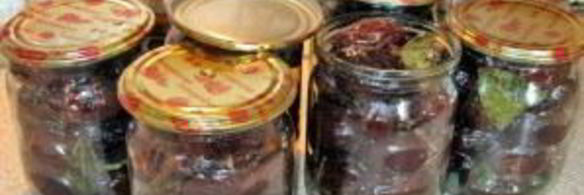 маринованные сливы на зиму