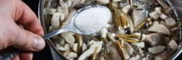 маринованные вешенки с лимонной кислотой