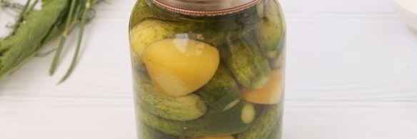 огурцы, маринованные с яблоками без стерилизации