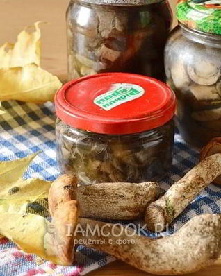 Подосиновики маринованные на зиму без стерилизации