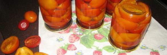 консервированные помидоры кусочек лета