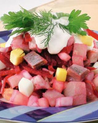 Малосольная сельдь по-бременски