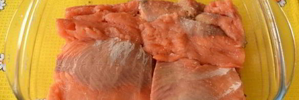 малосольный лосось с кориандром сухого посола