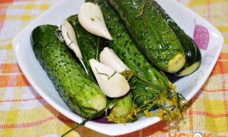 Рецепт малосольных хрустящих огурчиков