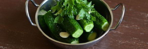 малосольные огурцы