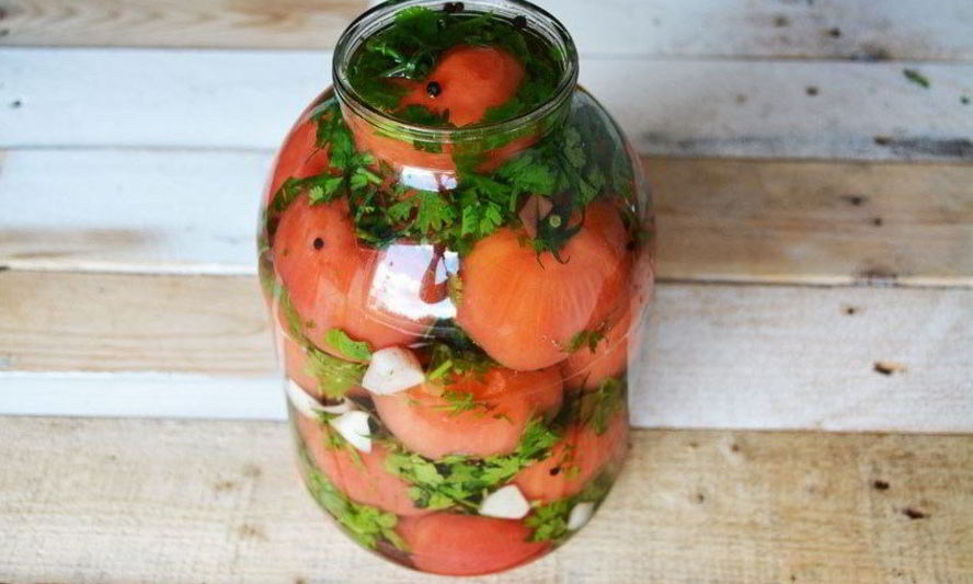 Рецепт малосольных помидоров по-грузински