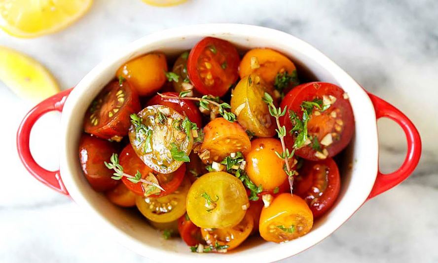 Рецепт малосольных помидоров в кастрюле