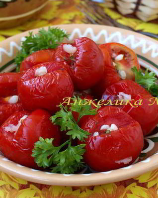 Малосольные помидоры в пакете