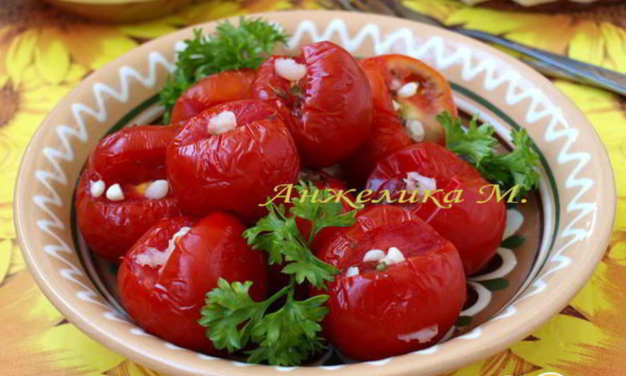Рецепт малосольных помидоров в пакете