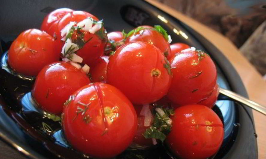 Рецепт малосольных помидоров