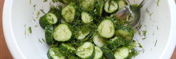 острые малосольные огурцы за 5 минут