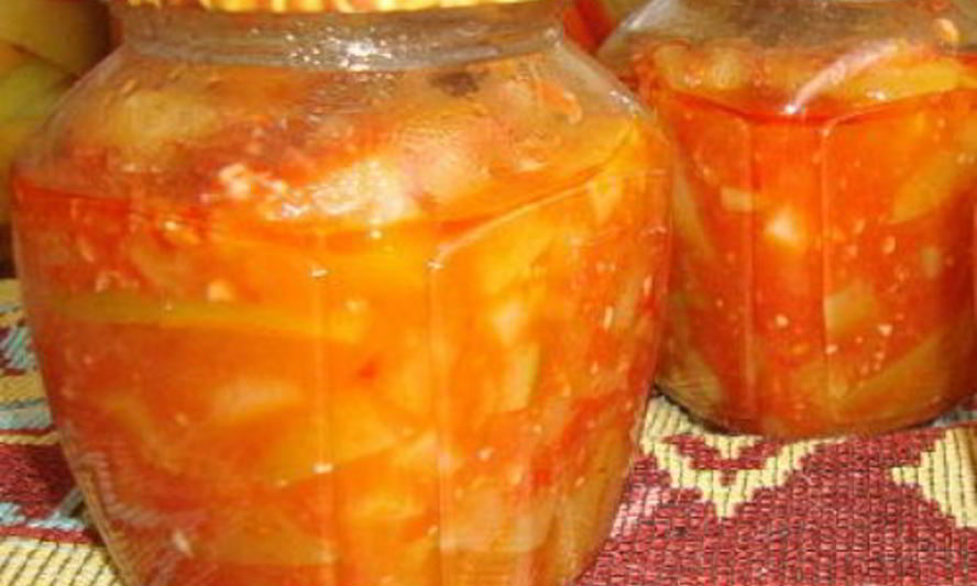 Рецепт тещиного языка из кабачков на зиму